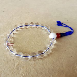 21 beads pure crystal bracelet wrist-mala buddhist rosary